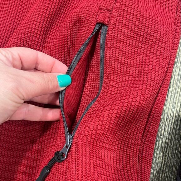 Colosseum Alabama Crimson Tide Pullover Jacket Zipper Pockets High Neck Red Sz M - Picture 4 of 10